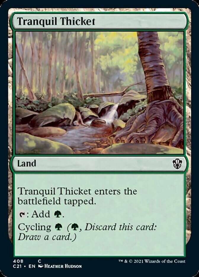 Tranquil Thicket [Commander 2021] MTG Single Magic: The Gathering  | Multizone: Comics And Games