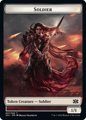 Boar // Soldier Double-sided Token [Double Masters 2022 Tokens] MTG Single Magic: The Gathering  | Multizone: Comics And Games