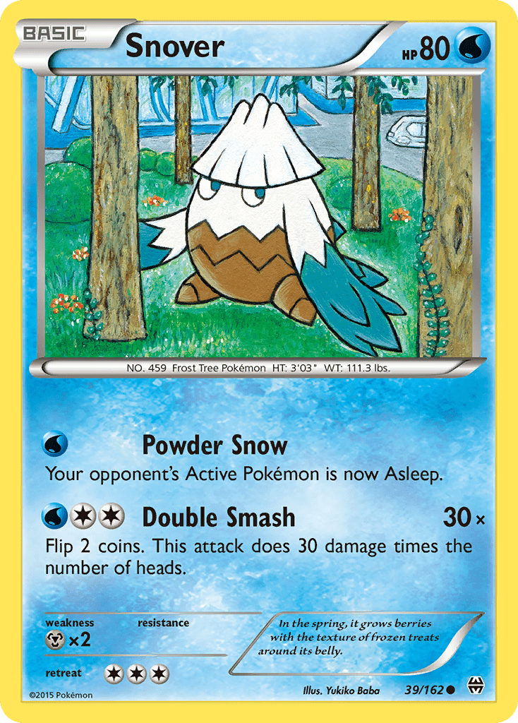 Snover (39/162) [XY: BREAKthrough] Pokemon Single Pokémon  | Multizone: Comics And Games