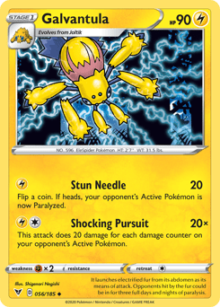 Galvantula (056/185) [Sword & Shield: Vivid Voltage] Pokemon Single Pokémon  | Multizone: Comics And Games