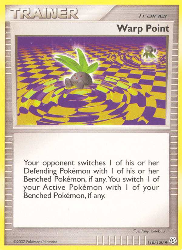 Warp Point (116/130) [Diamond & Pearl: Base Set] Pokemon Single Pokémon  | Multizone: Comics And Games