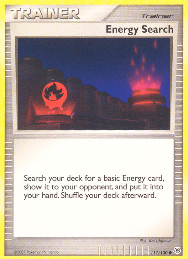 Energy Search (117/130) [Diamond & Pearl: Base Set] Pokemon Single Pokémon  | Multizone: Comics And Games