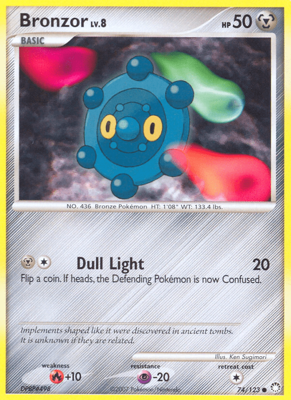 Bronzor (74/123) [Diamond & Pearl: Mysterious Treasures] Pokemon Single Pokémon  | Multizone: Comics And Games