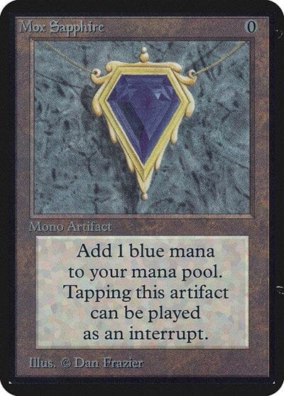 Mox Sapphire [Limited Edition Alpha] MTG Single Magic: The Gathering  | Multizone: Comics And Games
