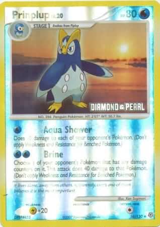 Prinplup (58/130) [Burger King Promos: 2008 Collection] Pokemon Single Pokémon  | Multizone: Comics And Games