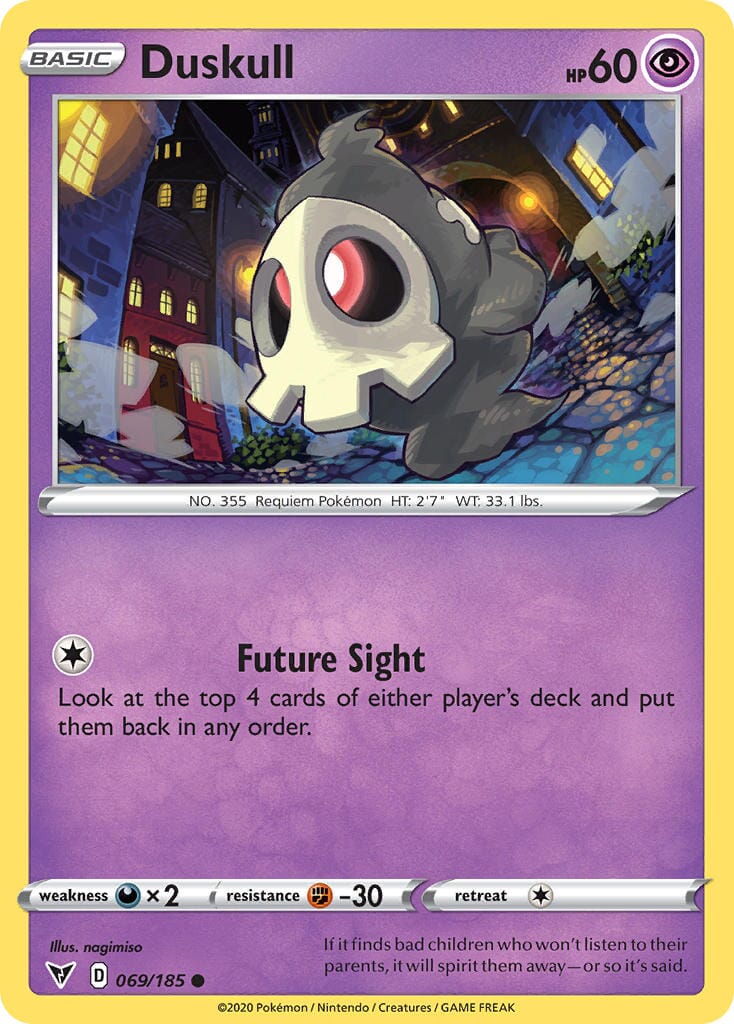 Duskull (069/185) [Sword & Shield: Vivid Voltage] Pokemon Single Pokémon  | Multizone: Comics And Games