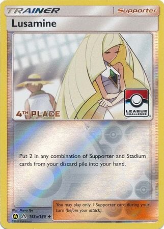Lusamine (153a/156) (League Challenge Alt Art 4th Place) [Sun & Moon: Ultra Prism] Pokemon Single Pokémon  | Multizone: Comics And Games