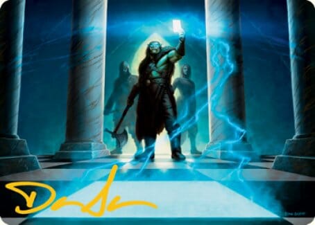 Sudden Insight Art Card (Gold-Stamped Signature) [Dungeons & Dragons: Adventures in the Forgotten Realms Art Series] MTG Single Magic: The Gathering  | Multizone: Comics And Games