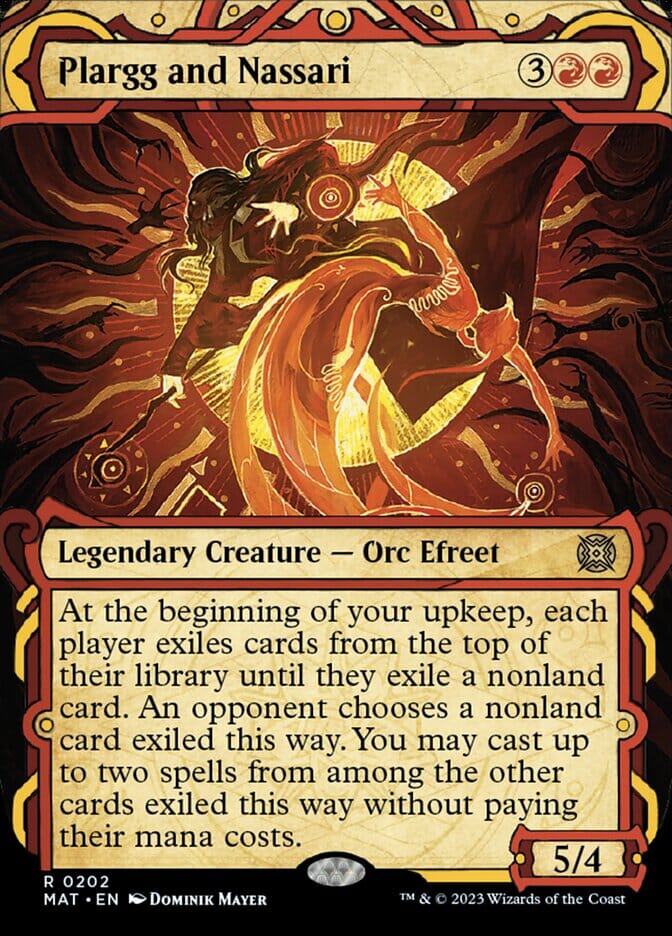 Plargg and Nassari (Showcase Halo Foil) [March of the Machine: The Aftermath] MTG Single Magic: The Gathering  | Multizone: Comics And Games