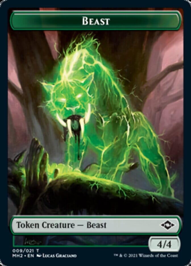 Beast Token // Clue Token (15) [Modern Horizons 2 Tokens] MTG Single Magic: The Gathering  | Multizone: Comics And Games
