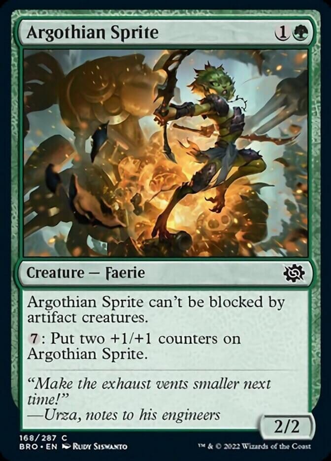 Argothian Sprite [The Brothers' War] MTG Single Magic: The Gathering  | Multizone: Comics And Games