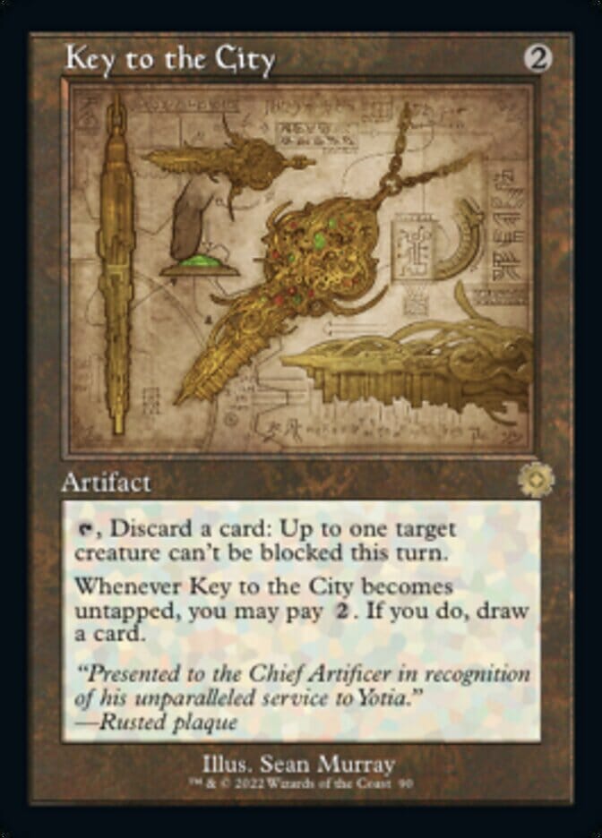 Key to the City (Retro Schematic) [The Brothers' War Retro Artifacts] MTG Single Magic: The Gathering  | Multizone: Comics And Games