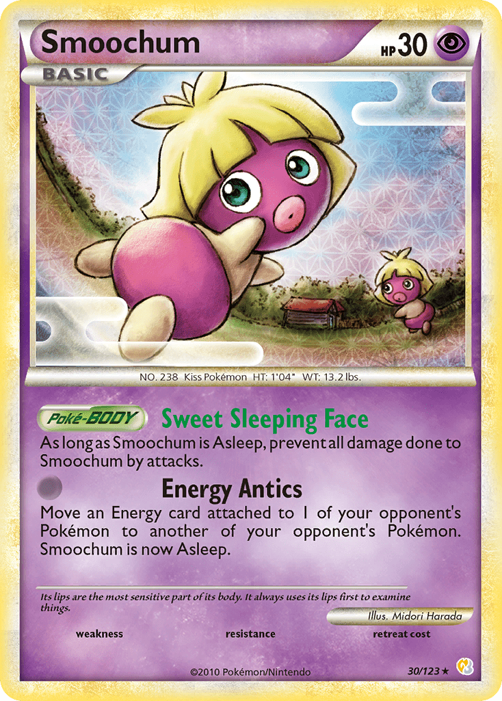 Smoochum (30/123) [HeartGold & SoulSilver: Base Set] Pokemon Single Pokémon  | Multizone: Comics And Games