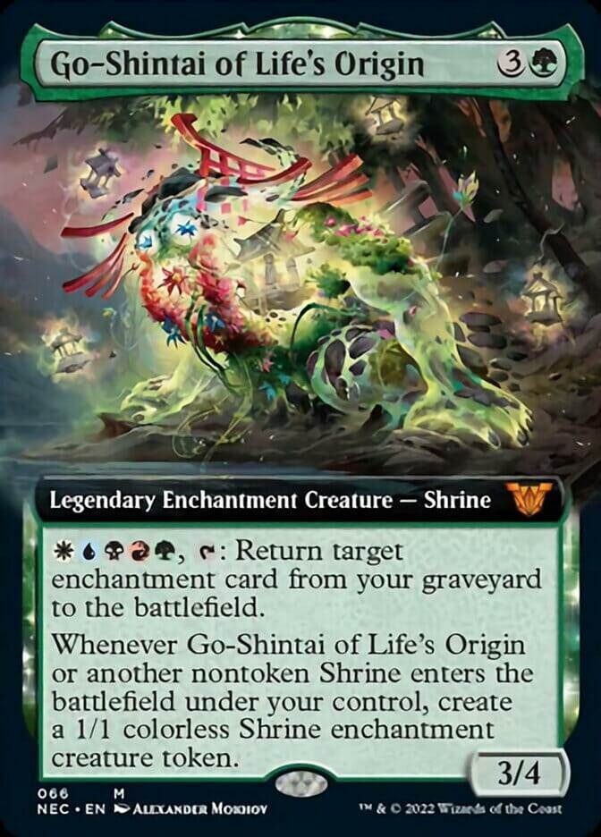 Go-Shintai of Life's Origin (Extended) [Kamigawa: Neon Dynasty Commander] MTG Single Magic: The Gathering  | Multizone: Comics And Games