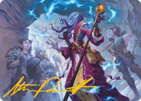 True Polymorph Art Card (Gold-Stamped Signature) [Dungeons & Dragons: Adventures in the Forgotten Realms Art Series] MTG Single Magic: The Gathering  | Multizone: Comics And Games