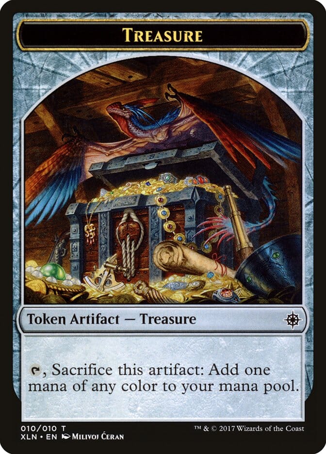 Treasure (010/010) [Ixalan Tokens] MTG Single Magic: The Gathering  | Multizone: Comics And Games