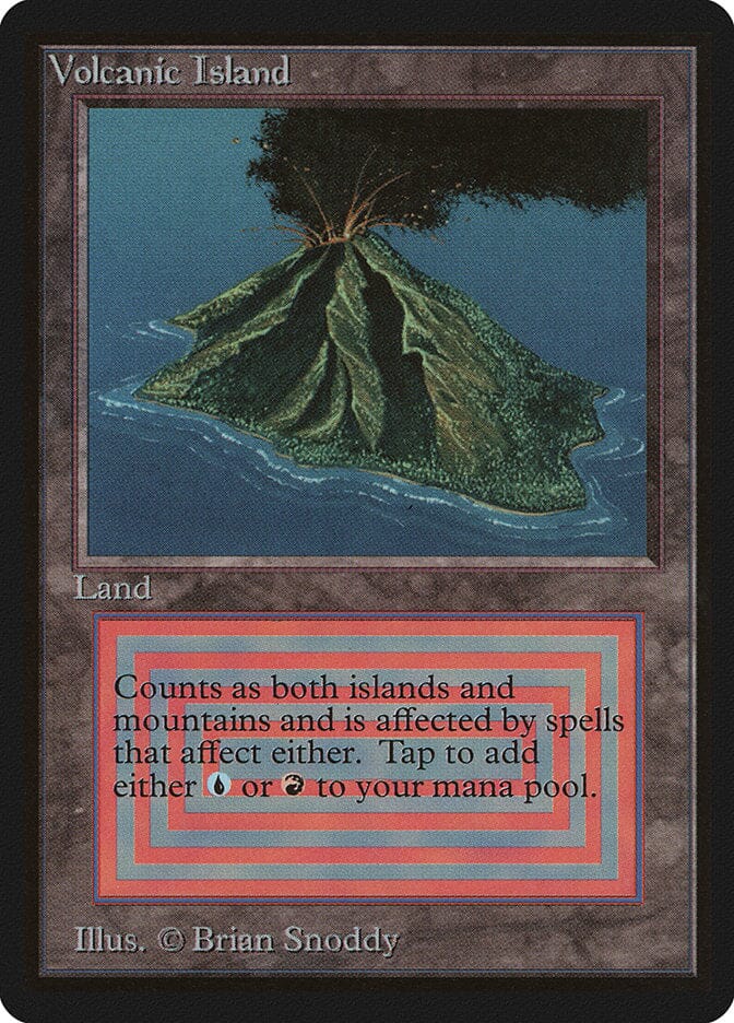Volcanic Island [Limited Edition Beta] MTG Single Magic: The Gathering  | Multizone: Comics And Games