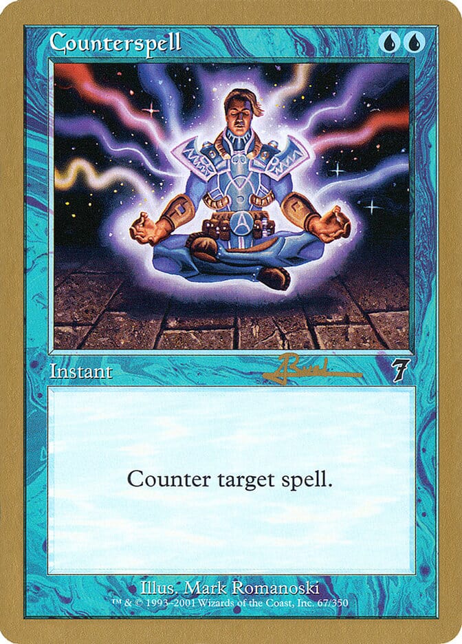 Counterspell (Antoine Ruel) (7ED) [World Championship Decks 2001] MTG Single Magic: The Gathering  | Multizone: Comics And Games
