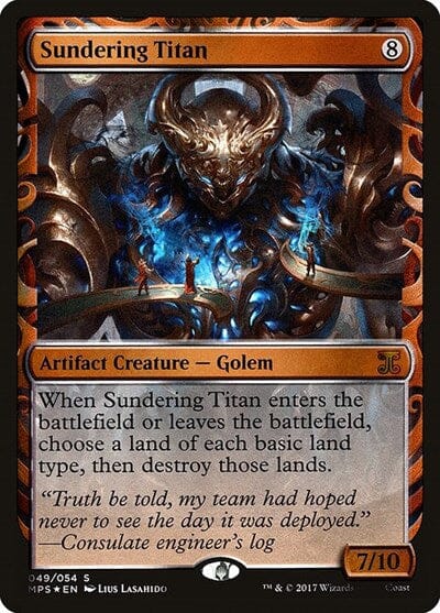 Sundering Titan [Kaladesh Inventions] MTG Single Magic: The Gathering  | Multizone: Comics And Games