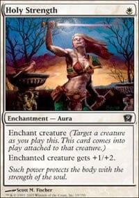 Holy Strength [Ninth Edition] MTG Single Magic: The Gathering  | Multizone: Comics And Games