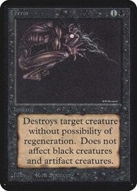 Terror [Limited Edition Alpha] MTG Single Magic: The Gathering  | Multizone: Comics And Games