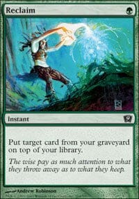 Reclaim [Ninth Edition] MTG Single Magic: The Gathering  | Multizone: Comics And Games