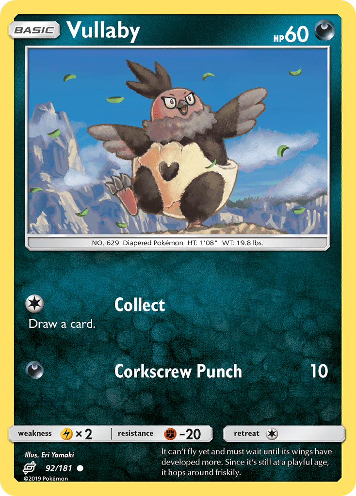 Vullaby (92/181) [Sun & Moon: Team Up] Pokemon Single Pokémon  | Multizone: Comics And Games