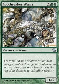 Rootbreaker Wurm [Ninth Edition] MTG Single Magic: The Gathering  | Multizone: Comics And Games