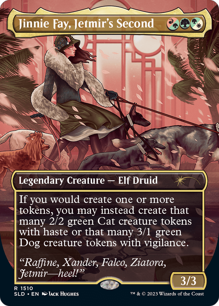 Jinnie Fay, Jetmir's Second // Jinnie Fay, Jetmir's Second [Secret Lair Commander Deck: Raining Cats and Dogs] MTG Single Magic: The Gathering  | Multizone: Comics And Games