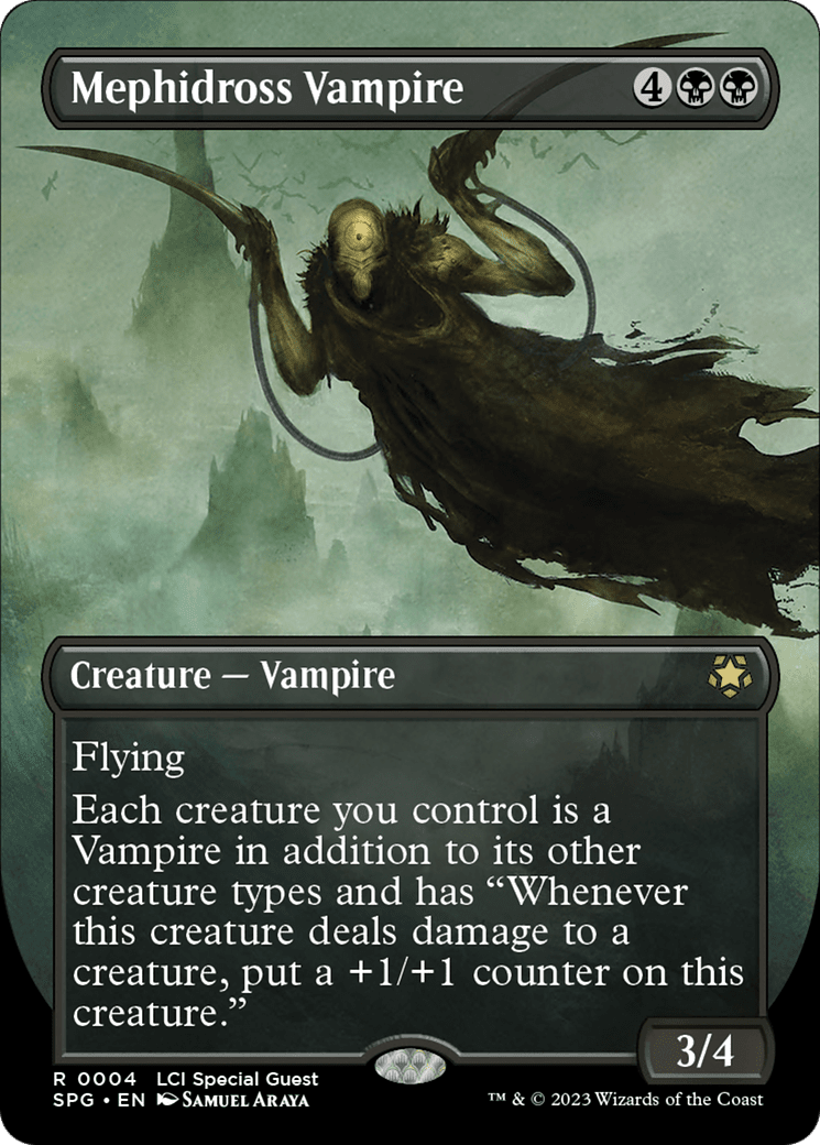 Mephidross Vampire (Borderless) [The Lost Caverns of Ixalan Special Guests] MTG Single Magic: The Gathering  | Multizone: Comics And Games