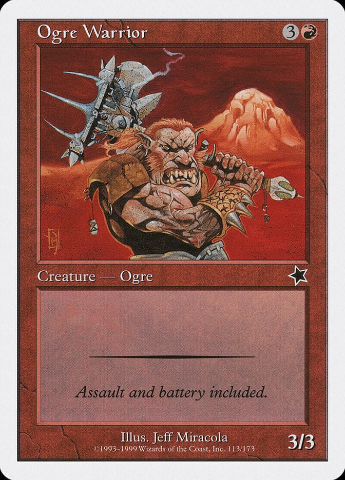 Ogre Warrior [Starter 1999] MTG Single Magic: The Gathering  | Multizone: Comics And Games