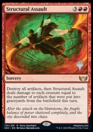 Structural Assault (Promo Pack) [Streets of New Capenna Promos] MTG Single Magic: The Gathering  | Multizone: Comics And Games