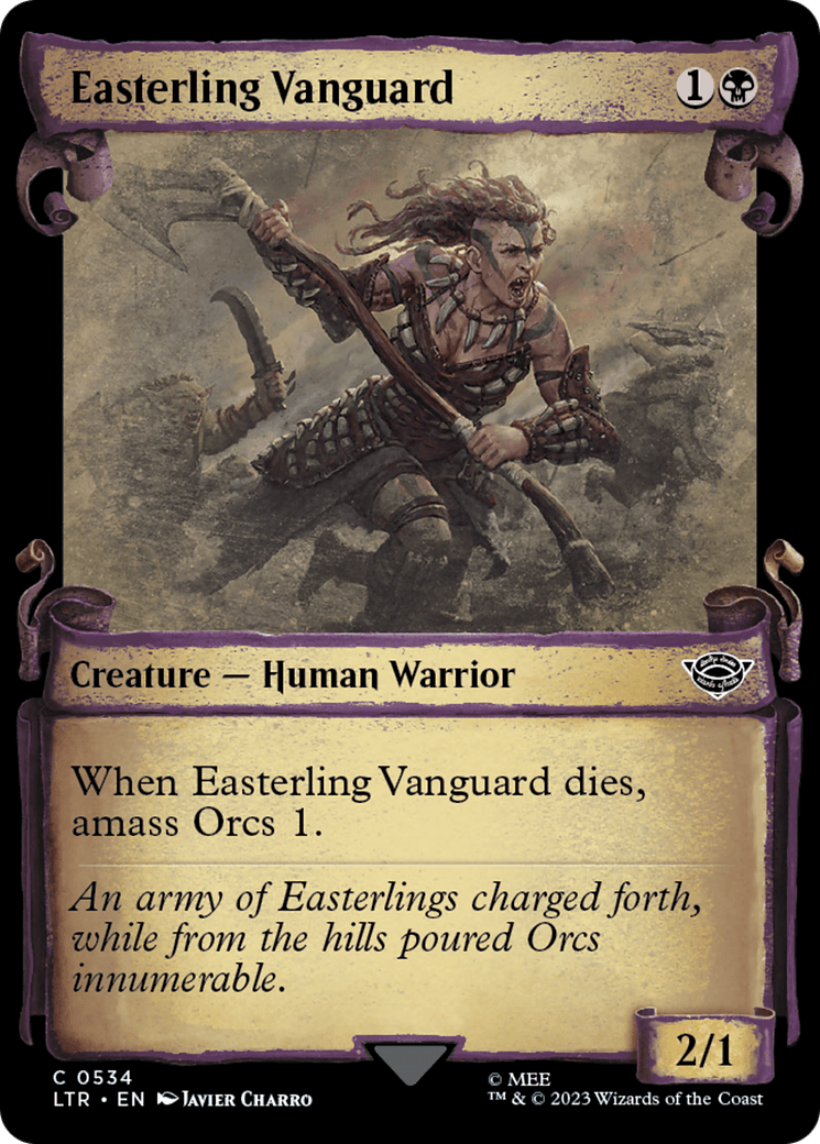 Easterling Vanguard [The Lord of the Rings: Tales of Middle-Earth Showcase Scrolls] MTG Single Magic: The Gathering  | Multizone: Comics And Games