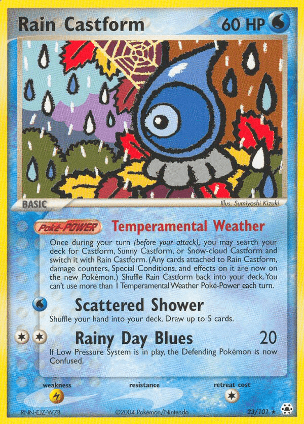 Rain Castform (23/101) [EX: Hidden Legends] Pokemon Single Pokémon  | Multizone: Comics And Games