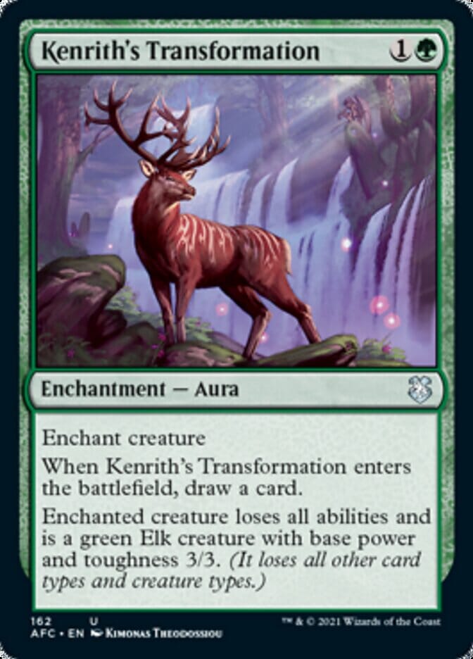 Kenrith's Transformation [Dungeons & Dragons: Adventures in the Forgotten Realms Commander] MTG Single Magic: The Gathering  | Multizone: Comics And Games