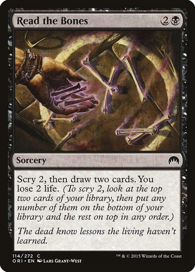 Read the Bones [Magic Origins] MTG Single Magic: The Gathering  | Multizone: Comics And Games