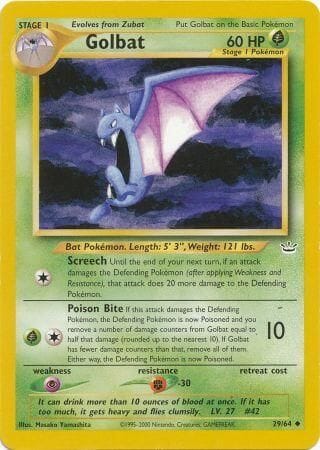 Golbat (29/64) [Neo Revelation Unlimited] Pokemon Single Pokémon  | Multizone: Comics And Games