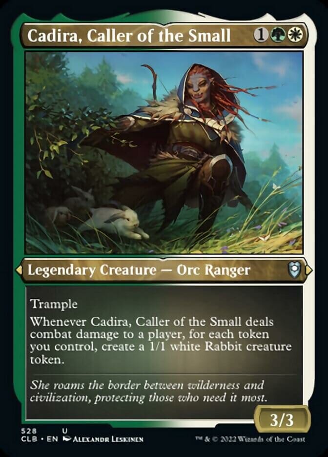 Cadira, Caller of the Small (Foil Etched) [Commander Legends: Battle for Baldur's Gate] MTG Single Magic: The Gathering  | Multizone: Comics And Games