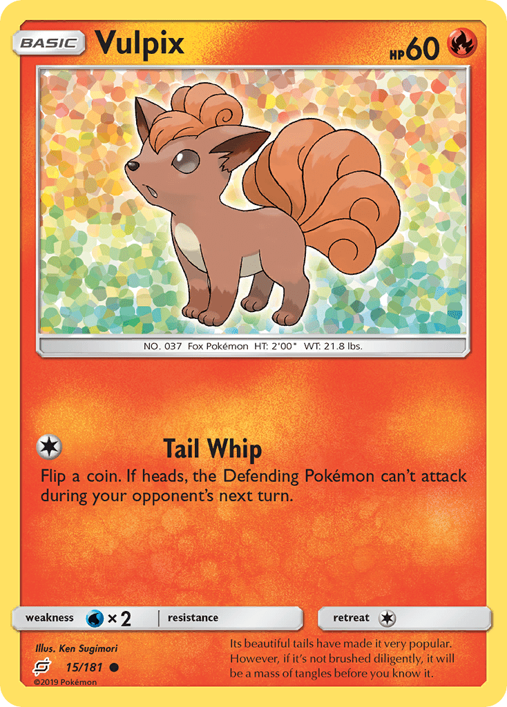 Vulpix (15/181) [Sun & Moon: Team Up] Pokemon Single Pokémon  | Multizone: Comics And Games
