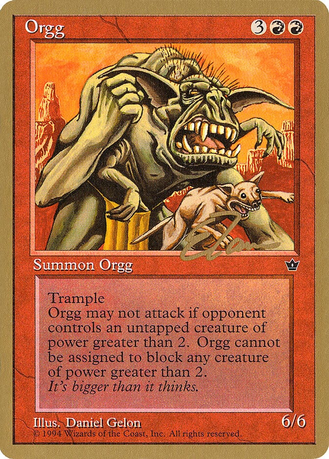Orgg (Eric Tam) [Pro Tour Collector Set] MTG Single Magic: The Gathering  | Multizone: Comics And Games