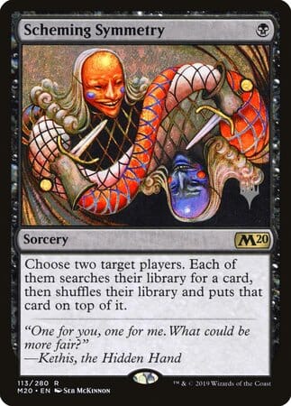 Scheming Symmetry [Core Set 2020 Promos] MTG Single Magic: The Gathering  | Multizone: Comics And Games