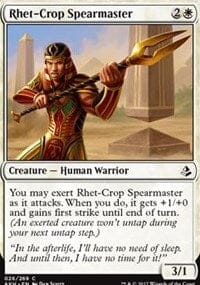 Rhet-Crop Spearmaster [Amonkhet] MTG Single Magic: The Gathering  | Multizone: Comics And Games