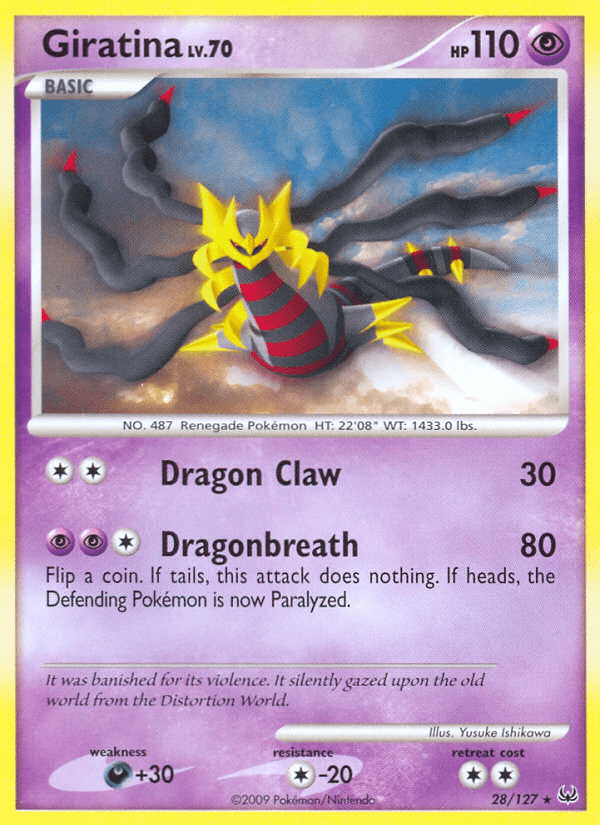 Giratina (28/127) [Platinum: Base Set] Pokemon Single Pokémon  | Multizone: Comics And Games