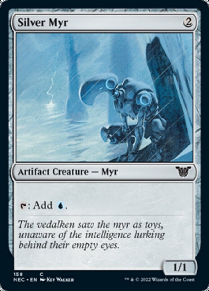 Silver Myr [Kamigawa: Neon Dynasty Commander] MTG Single Magic: The Gathering  | Multizone: Comics And Games