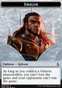 Emblem - Gideon of the Trials // Zombie Token [Amonkhet] MTG Single Magic: The Gathering  | Multizone: Comics And Games