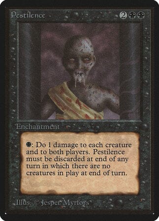 Pestilence [Limited Edition Beta] MTG Single Magic: The Gathering  | Multizone: Comics And Games