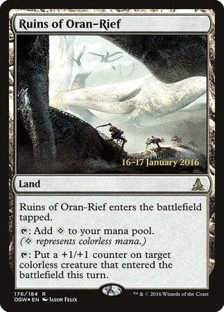 Ruins of Oran-Rief [Oath of the Gatewatch Promos] MTG Single Magic: The Gathering  | Multizone: Comics And Games