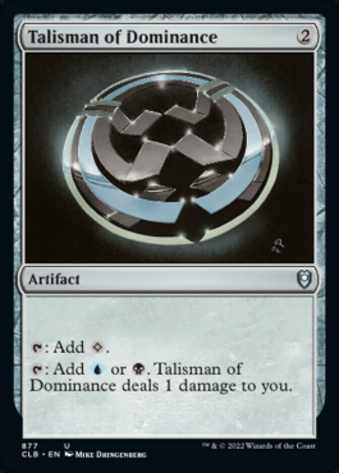 Talisman of Dominance [Commander Legends: Battle for Baldur's Gate] MTG Single Magic: The Gathering  | Multizone: Comics And Games