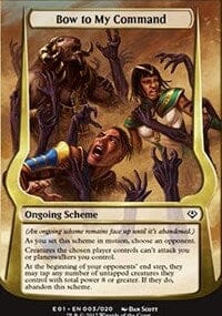 Bow to My Command [Archenemy: Nicol Bolas Schemes] MTG Single Magic: The Gathering  | Multizone: Comics And Games