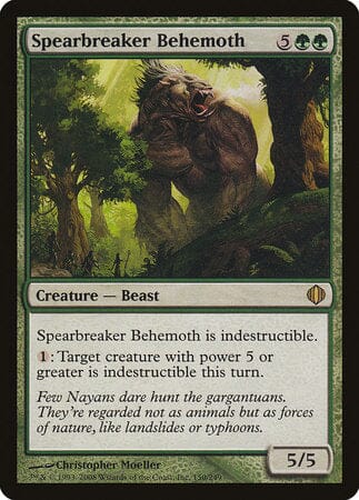 Spearbreaker Behemoth [Shards of Alara] MTG Single Magic: The Gathering  | Multizone: Comics And Games